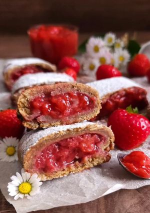 Une photo de Sablés fourré à la Fraise !