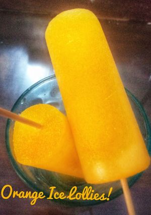 A picture of Orange Lollies!.