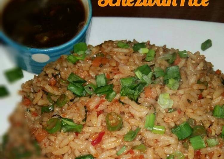 Recipe of Ultimate Schezwan Rice