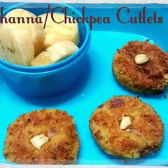 A picture of Tangy Chana/Chickpea Cutlet.