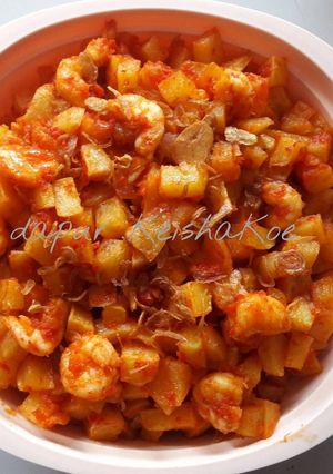 Foto resep Sambal Goreng Kentang Udang (dapur KeishaKoe)
