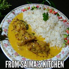 Karri pakora with rice #cookpadapp A picture of Karri pakora with rice #cookpadapp.