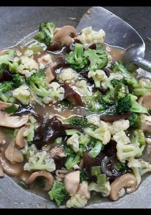 Foto resep Brokoli ayam jamur