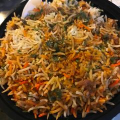 A picture of Veg biryani.