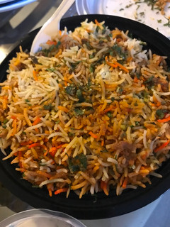 A picture of Veg biryani.