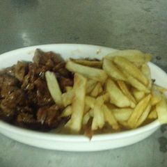 A picture of Chips nyama.