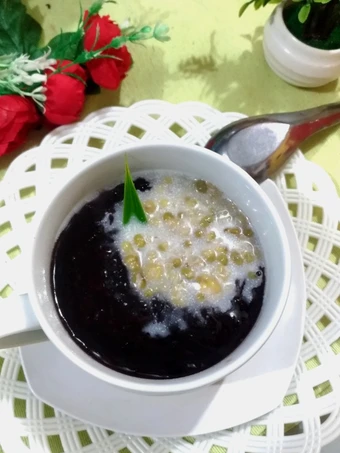 Langkah Gampang Menyiapkan Resep 160. Bubur Ketan Hitam dan Kacang Hijau yang Lezat Sekali Anti Ribet, Sempurna