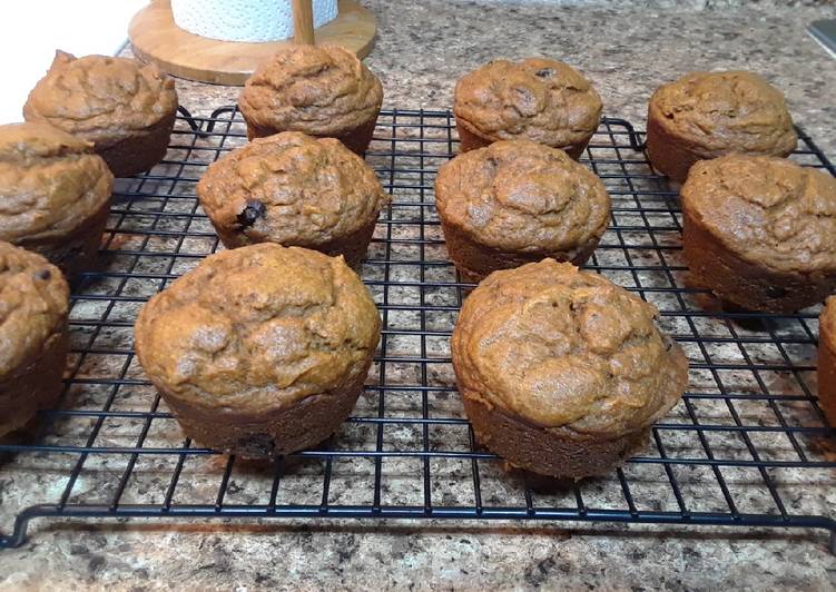 Recipe of Favorite Pumpkin Banana Muffins (or Bread)