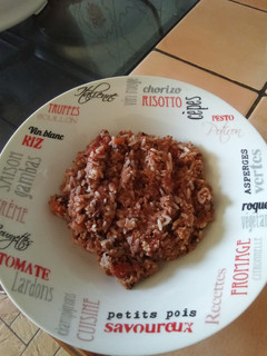 A picture of Three-Color Rice with Ground Beef.