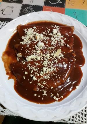 Una foto de Enchiladas económicas y fáciles