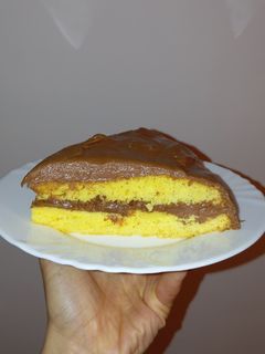 Nutellás csokoládés torta recept fotója