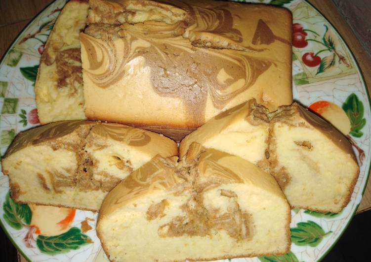 Resep Marmer Cake lembut/ roti pan🤭, Enak