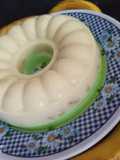 Puding Melon Lapis Pisang