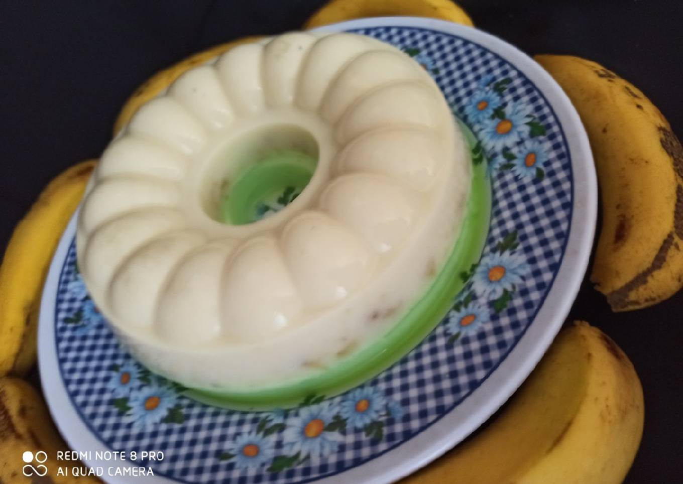 Puding Melon Lapis Pisang