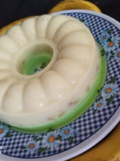 Foto resep Puding Melon Lapis Pisang