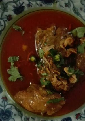 A picture of Mutton Nihari.