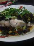 Steamed fish belly