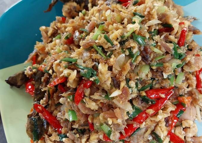 Resep Orak Arik Ikan Asin Peda Dan Telur Recook Resep Ci Tintin Rayner