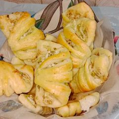 Cottage cheese breakfast bread A picture of Cottage cheese breakfast bread.