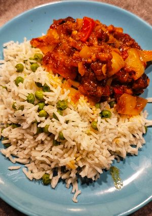 Lecsós szelet rizi-bizivel recept fotója