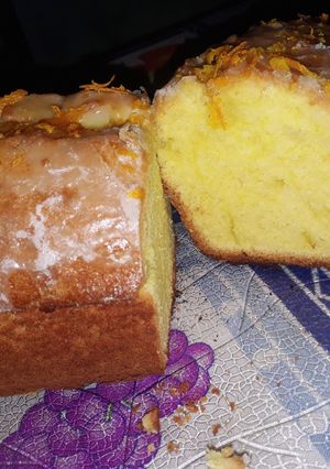 Una foto de Budín de naranja🍊💖