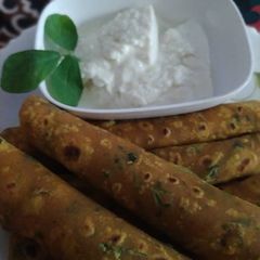 A picture of Methi Ajwain Thepla.