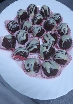 Una foto de Bombones de crema de cacahuete