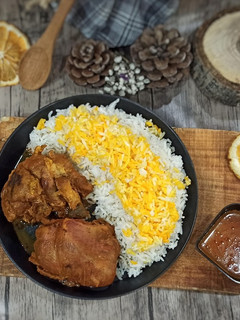 عکسی از دستور چلو گوشت بوقلمون