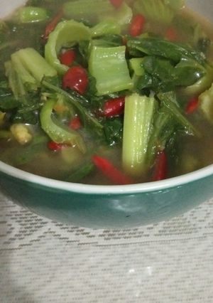 Foto resep Sawi pahit tumis asem manis