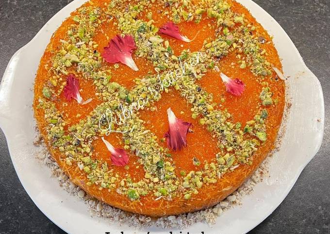 Kunafa Cake: Recipe by Lubna's Kitchen - Cookpad