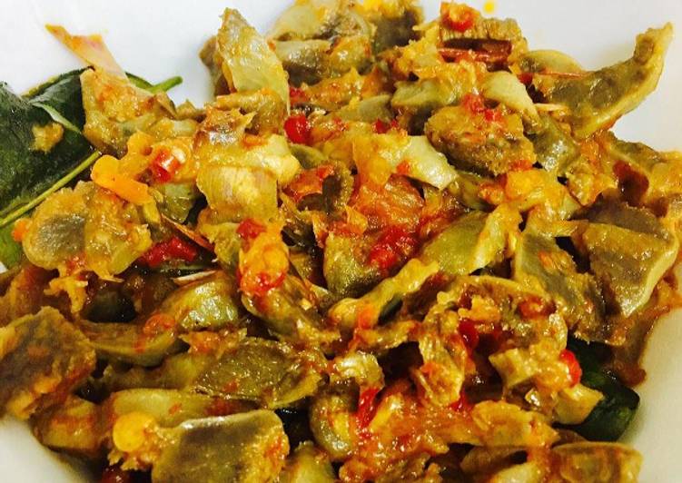 Resep masakan Sambel Ampela Ayam | Cara Bikin Sambel Ampela Ayam Yang Lezat