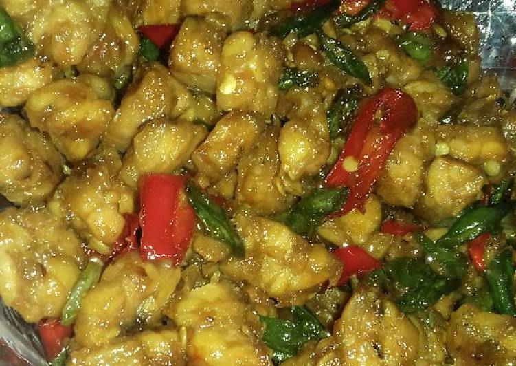 Resep Oseng Tempe Saus Tiram, Bikin Ngiler