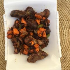 A picture of Spicy chicken gizzard.