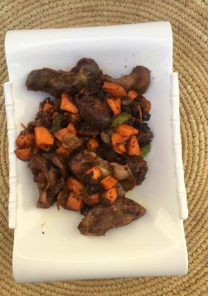A picture of Spicy chicken gizzard.