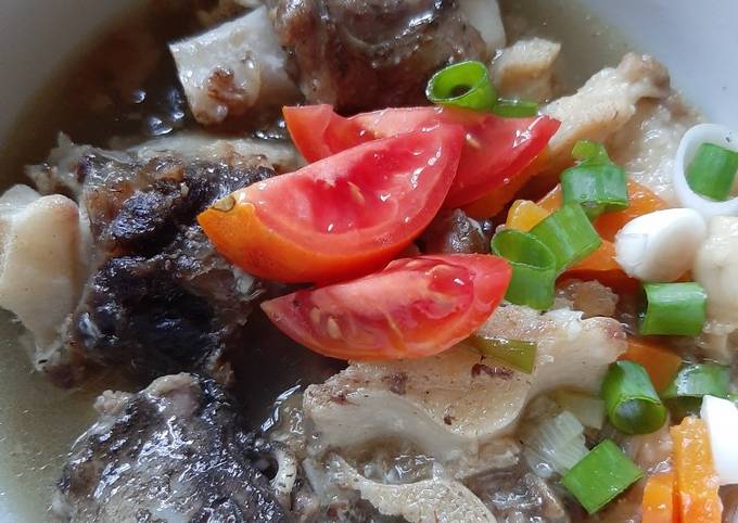 Resep Sop buntut seger Anti Gagal