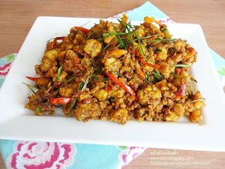 คั่วกลิ้งกุ้งหมูสับ