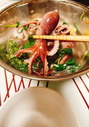 Hình của món Bạch tuộc nhúng mẻ siêu ngon cực dễ làm 😋.