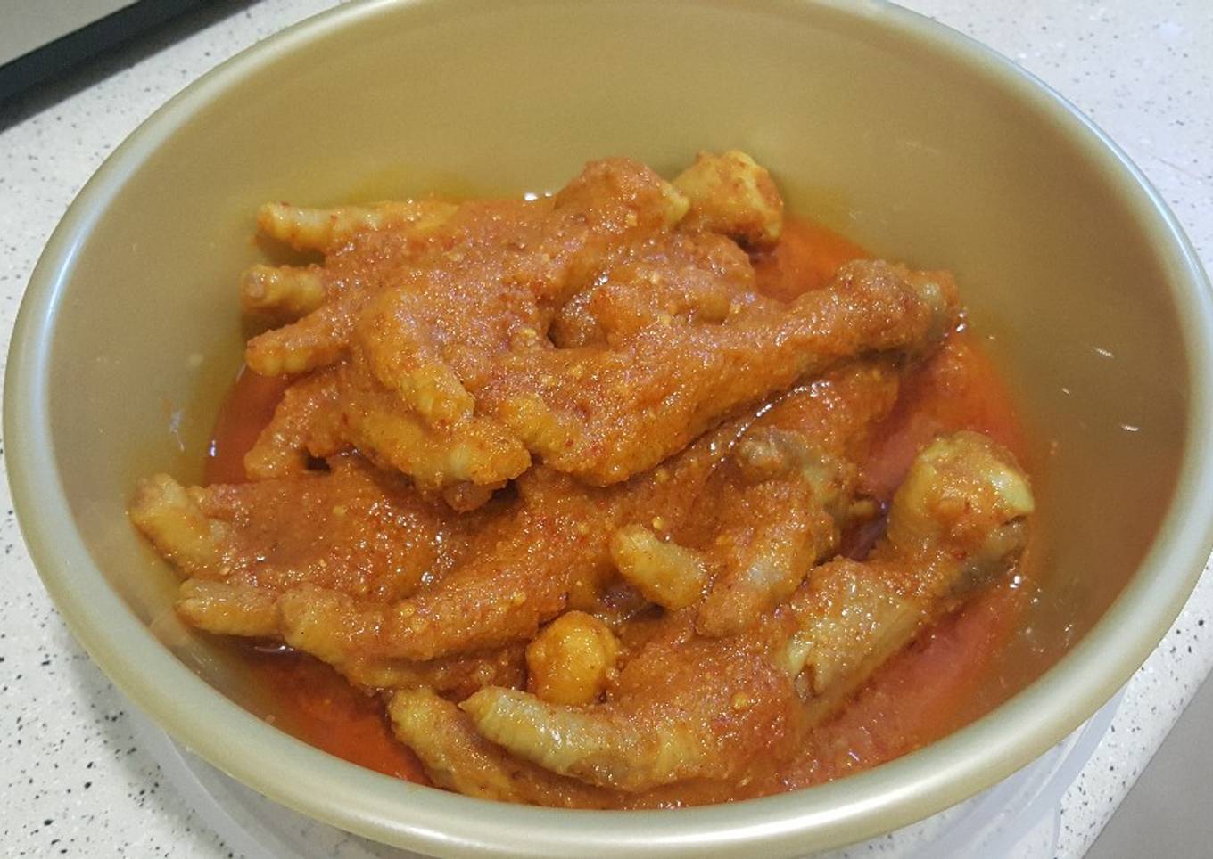 Sambel ceker ayam