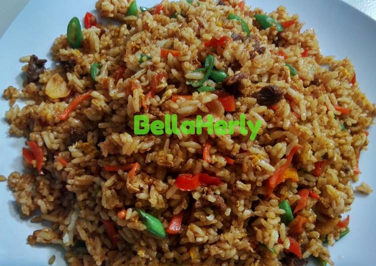 Langkah Mudah untuk Menyiapkan Nasi Goreng Kari Daging Domba Anti Gagal