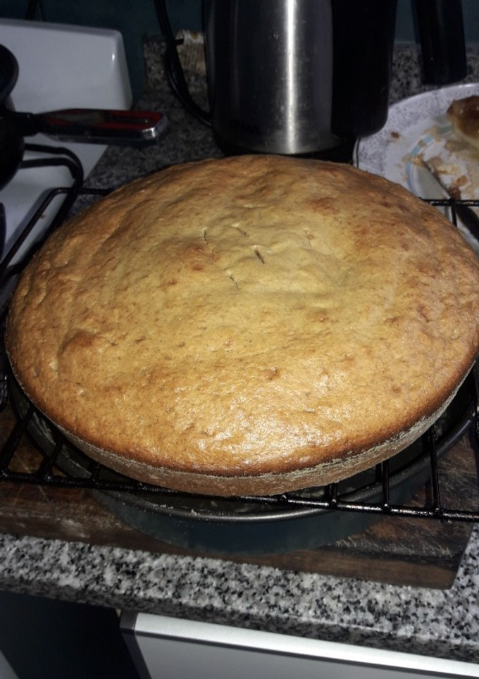 Una foto de Budín banana split
