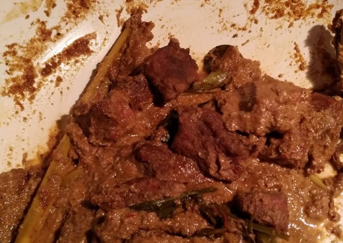 Rendang slow cooker (santan kelapa asli)