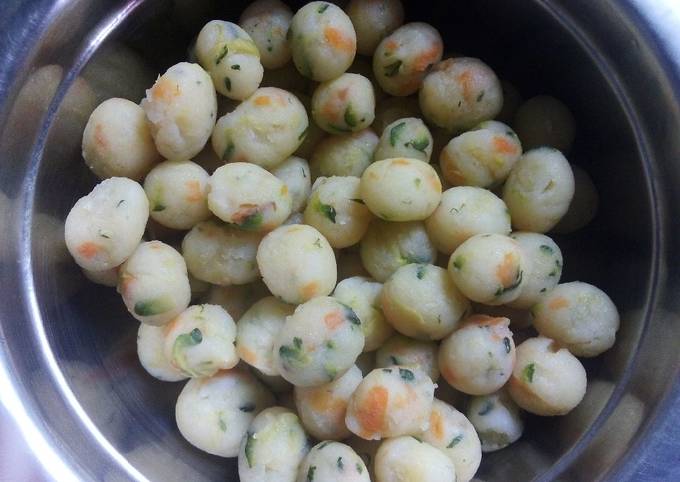 Simple Way to Make Homemade Potato balls for a child with celebral palsy..#charityrecipe