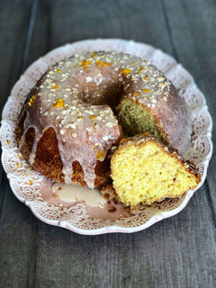Una foto de Budín de avena y naranja