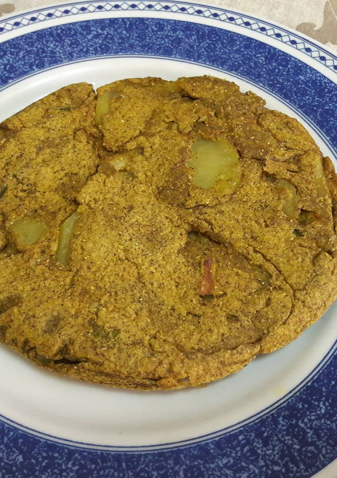 Una foto de 🇪🇸Tortilla proteica para deportistas vegana 🥇