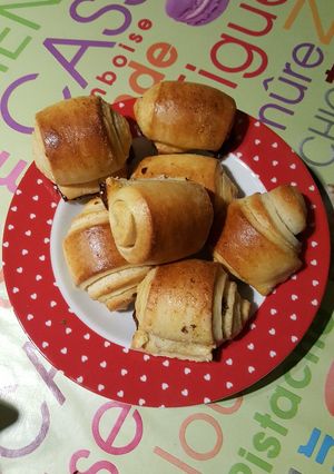A picture of Chocolate Brioche Rolls.