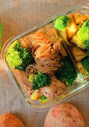 Hình của món Món chay - Miếng xào rau củ.