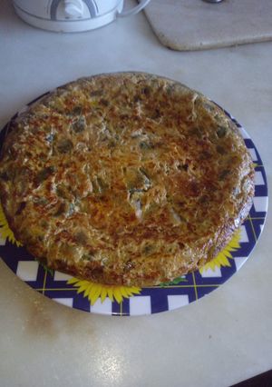 Una foto de Tortilla de verduras