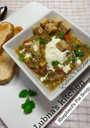 A picture of Shepherd’s Pie Soup:.