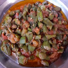 A picture of Masala bhindi.