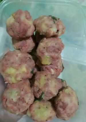 Foto resep Perkedel kentang+ daging sapi cincang